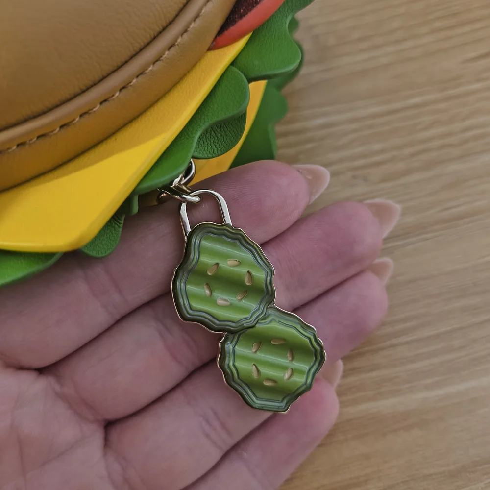 Burger Shaped Crossbody Bag - Picture 2 of 8